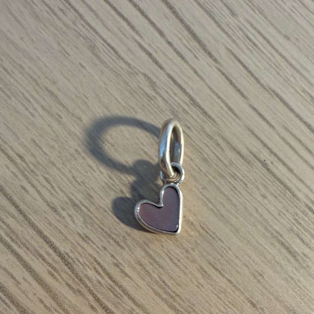 Silver Heart Charm Pendant